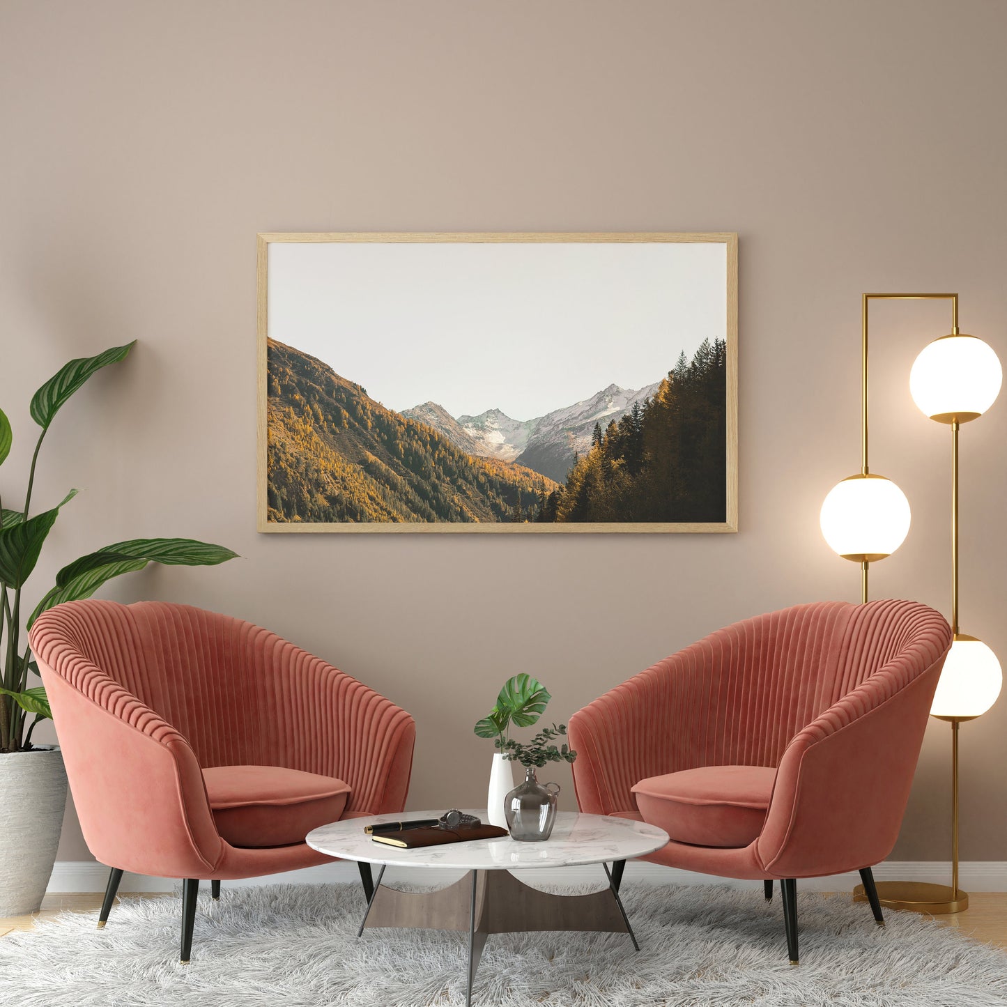 Right Path - Landscape Gallery Wall FRAMED Set of 5 Pieces