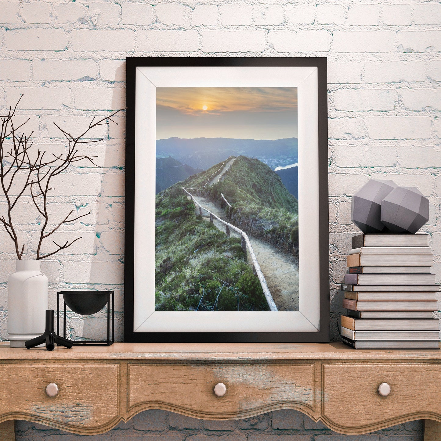Nature Ways - Nature Forest Art Print Set of 3 FRAMED