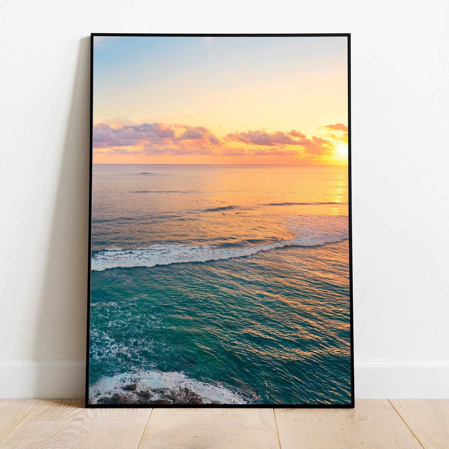 Sun Side - FRAMED Ocean Print Set of 3 Pieces