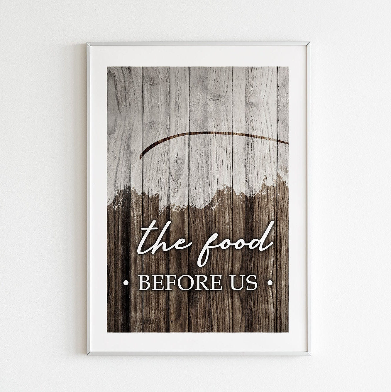 Bless - FRAMED Print Set of 3 Rustic Wall Art Gallery