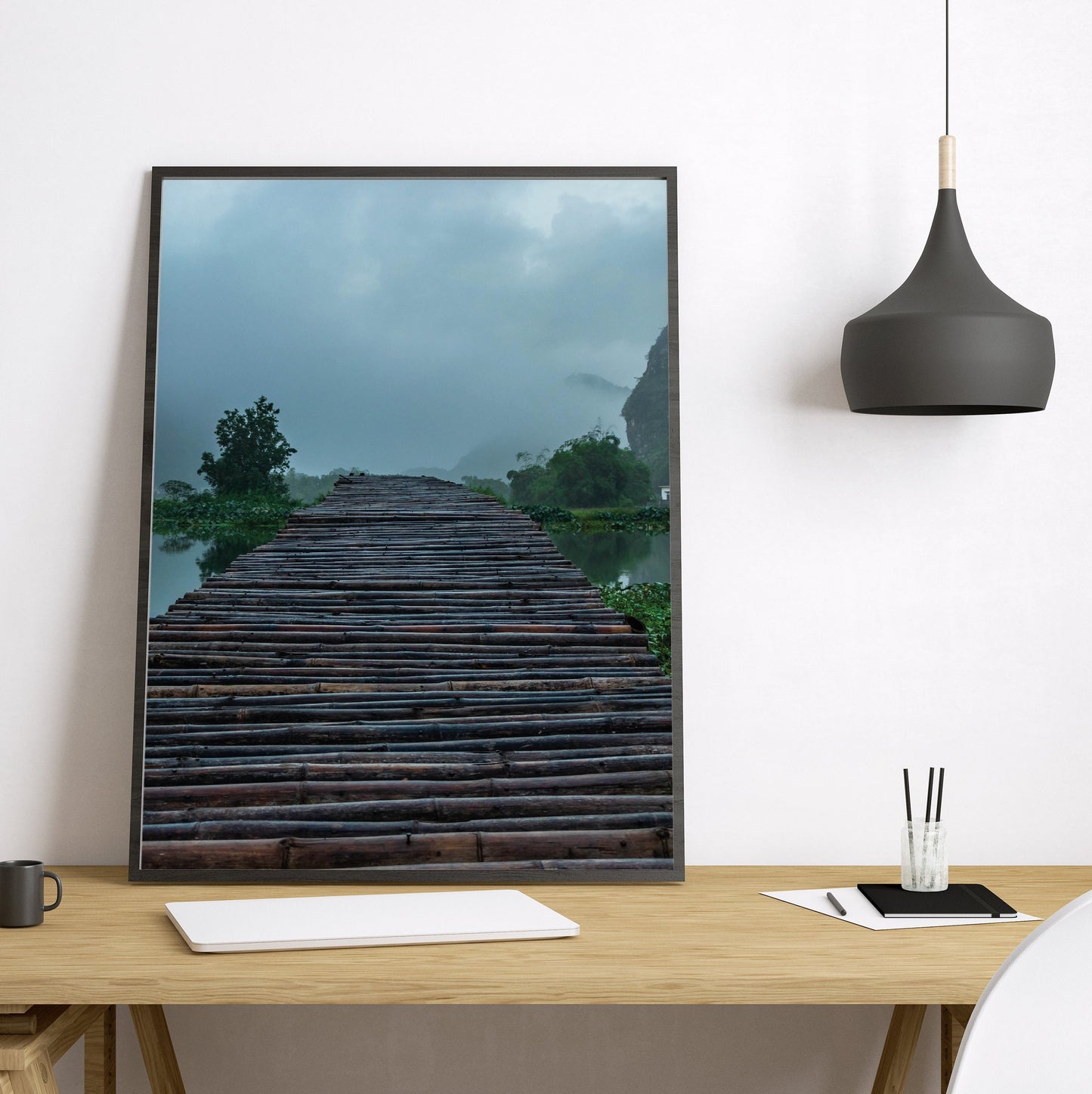Nature Ways - Nature Forest Art Print Set of 3 FRAMED