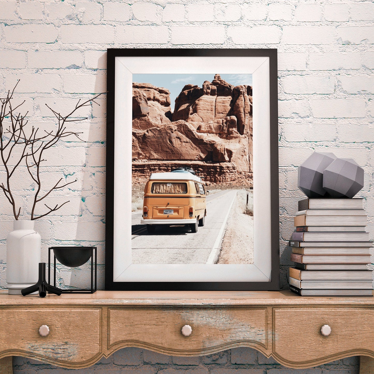 Desert Way - FRAMED Gallery Wall Art Set of 5 Arizona Desert Prints