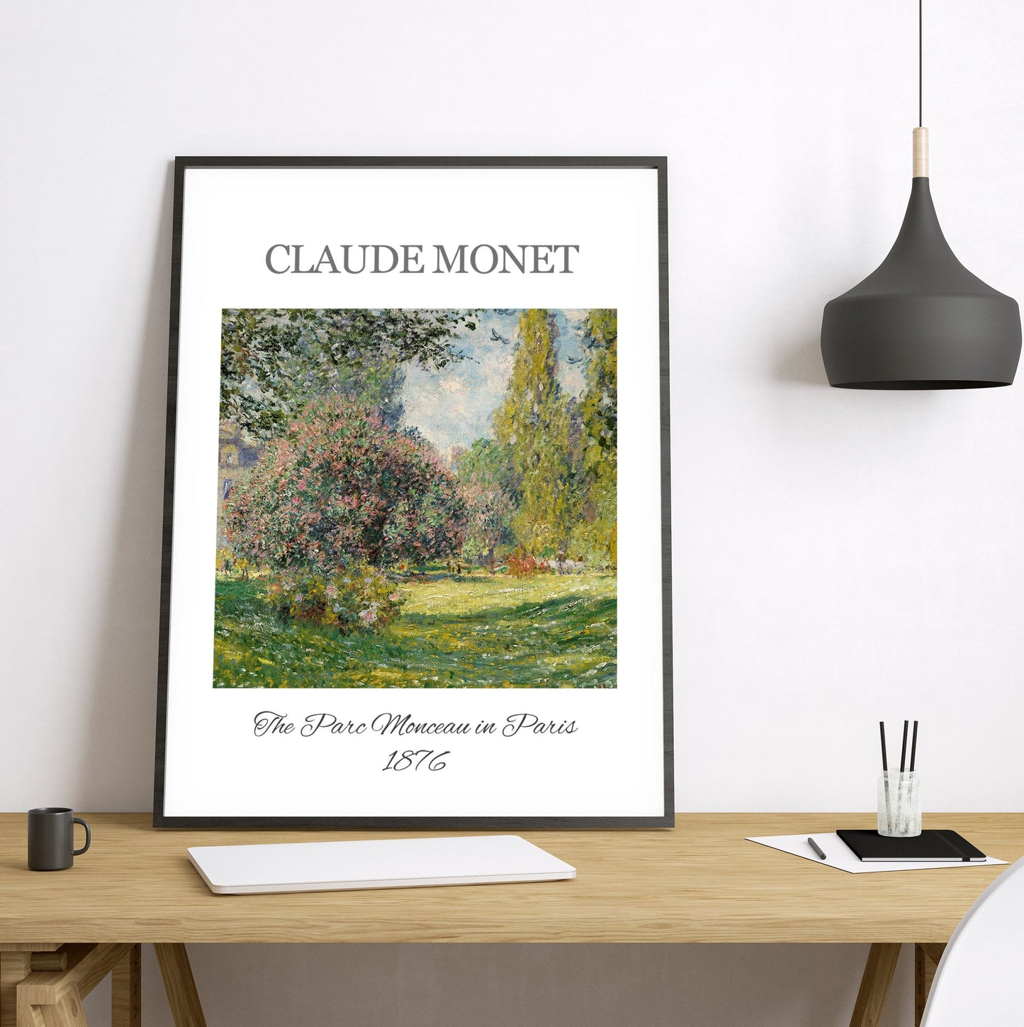 Claude Monet 2 - Claude Monet Print FRAMED Set of 3 Pieces