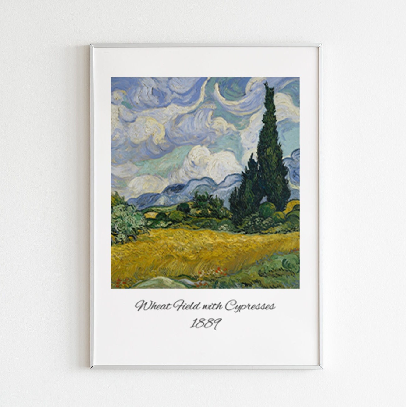 Van Gogh - FRAMED Van GOGH Wall Art Print Set of 3 Pieces