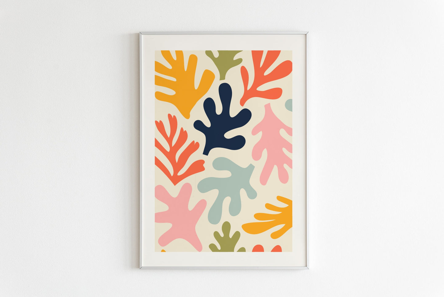 Mepali Leafs -Matisse Wall Art Gallery Set FRAMED Set of 9 Pieces