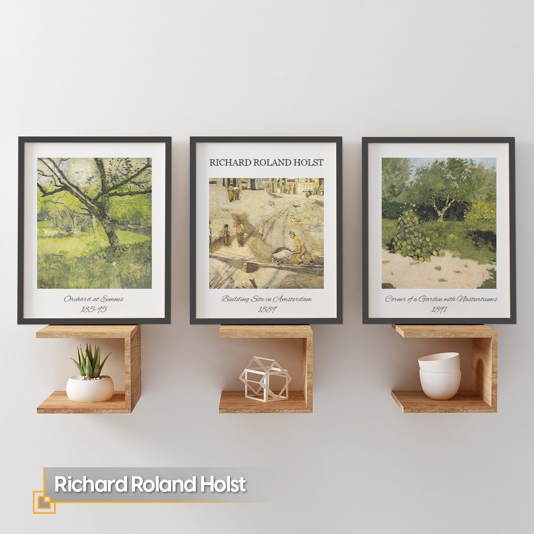 Richard Roland Host - FRAMED Exhibition Wall Art Wall Print Set of 3 Pieces