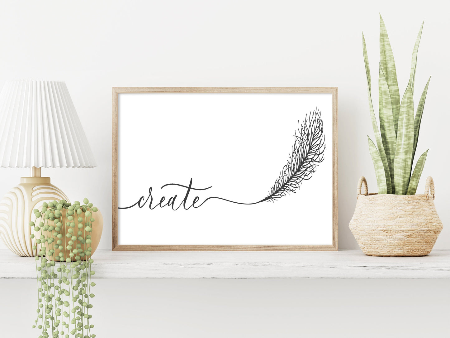 Two Side Story - Modern Line Art Wall Set FRAMED