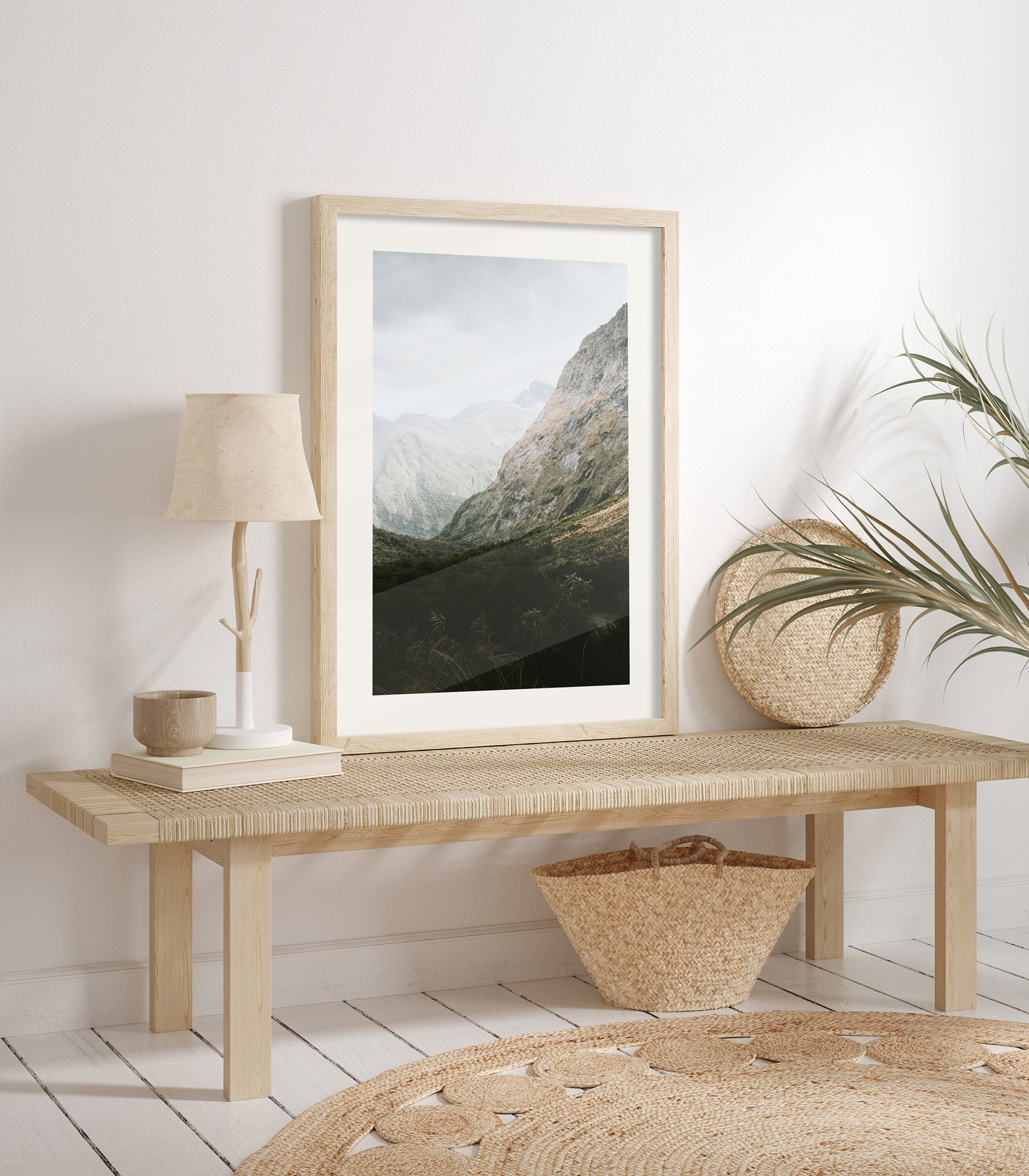 New Zealand - Landscape Art Print Framed 6 Pieces Gallery Wall Set