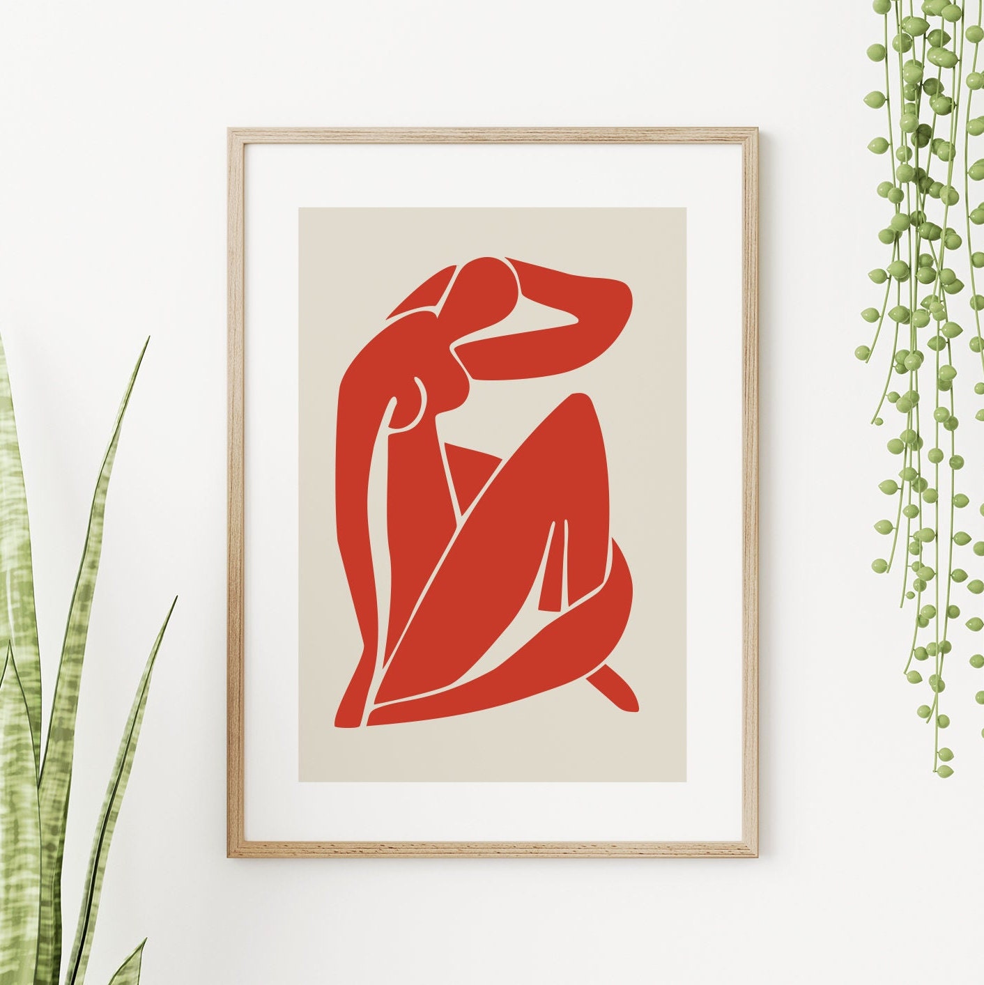 With Alone - 5 Pieces Wooden Framed Abstract Wall Art Set