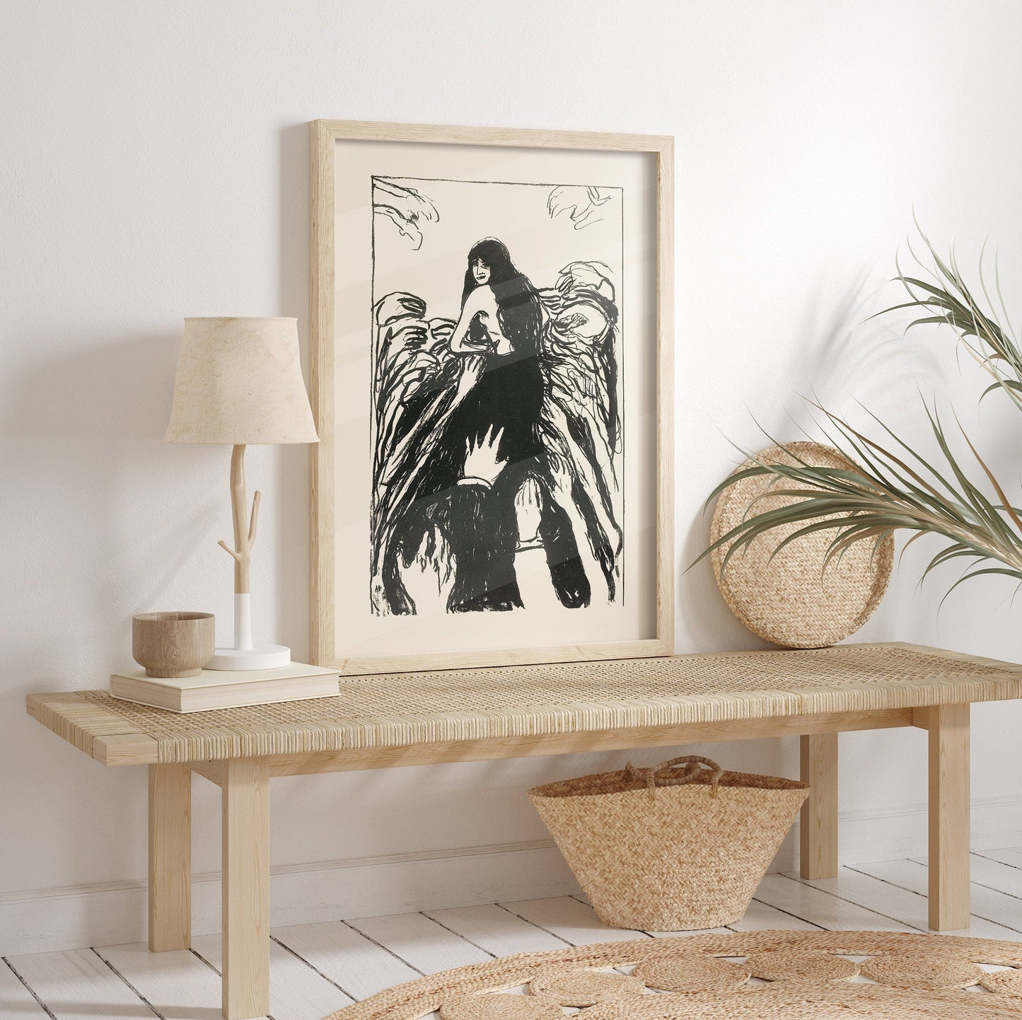 Quick Born - Modern Gallery Wall Art Set FRAMED 6 Pieces
