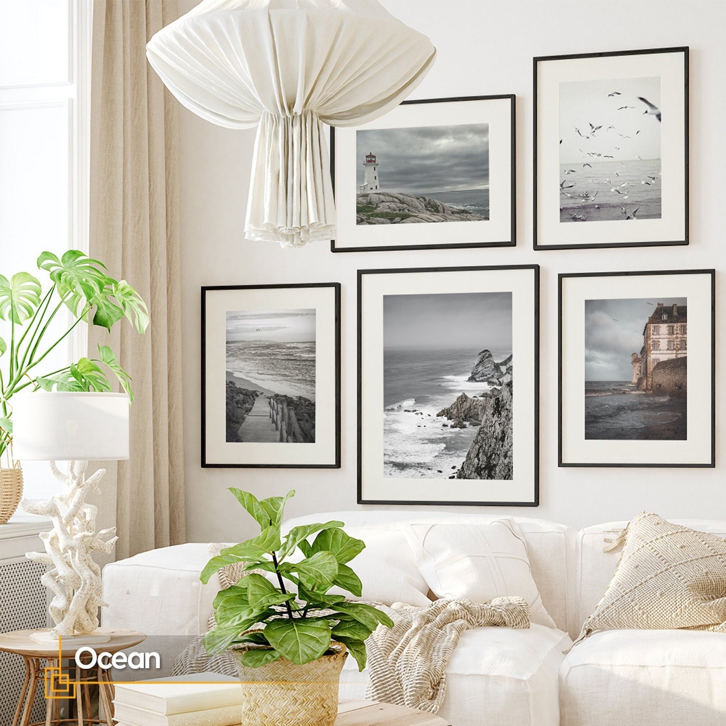 Ocean - Ocean Landscape FRAMED Art Print Gallery
