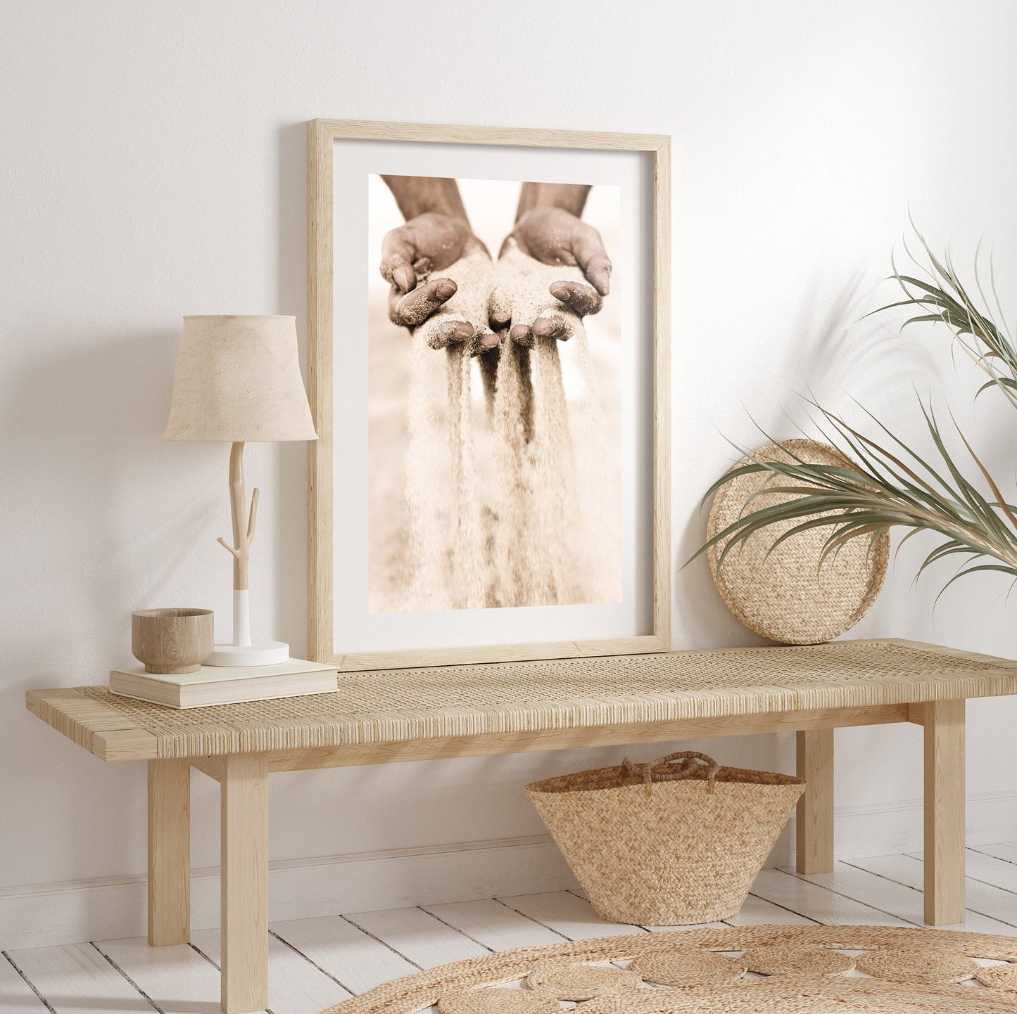 Sandzone - Coastal Landscape Wall Art Poster Set FRAMED