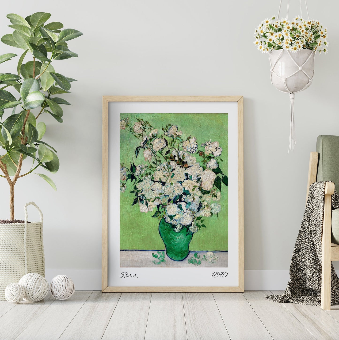 Van Gogh Flowers - Print Gallery Wall Set FRAMED Flowers Print Set
