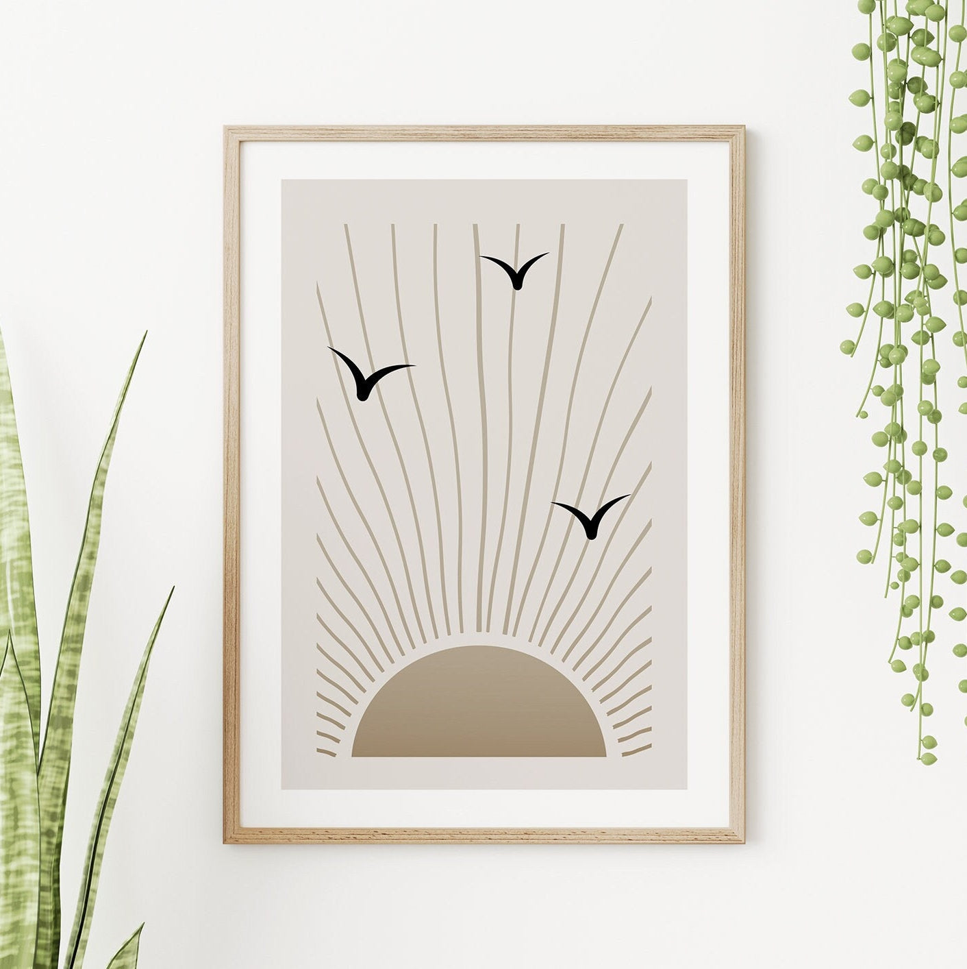 Bird Eye - FRAMED Gallery Wall Floral Print Set of 4 Flower Posters