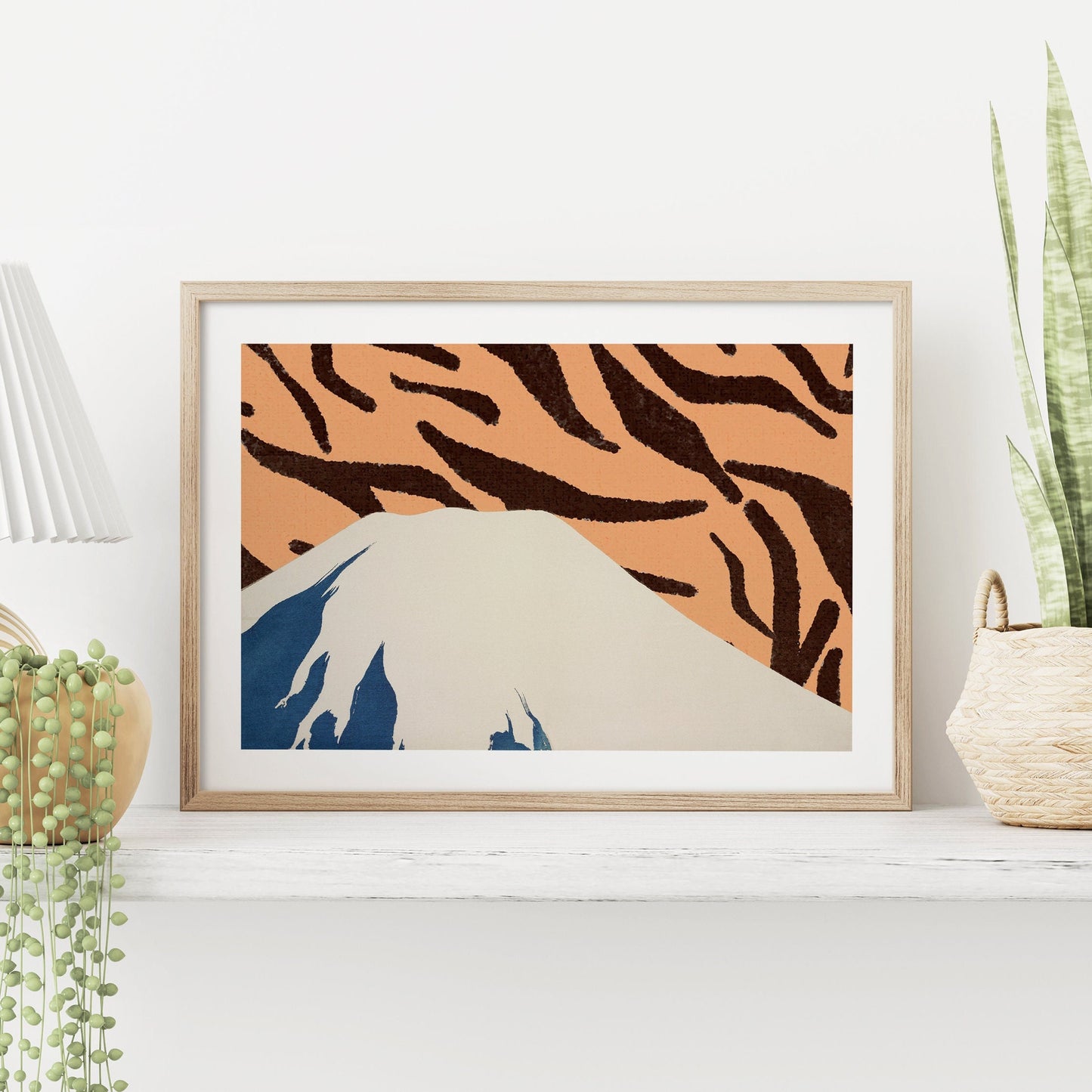 Tiger Lunge - Wall Gallery Set FRAMED 3 Piece Tiger Themed