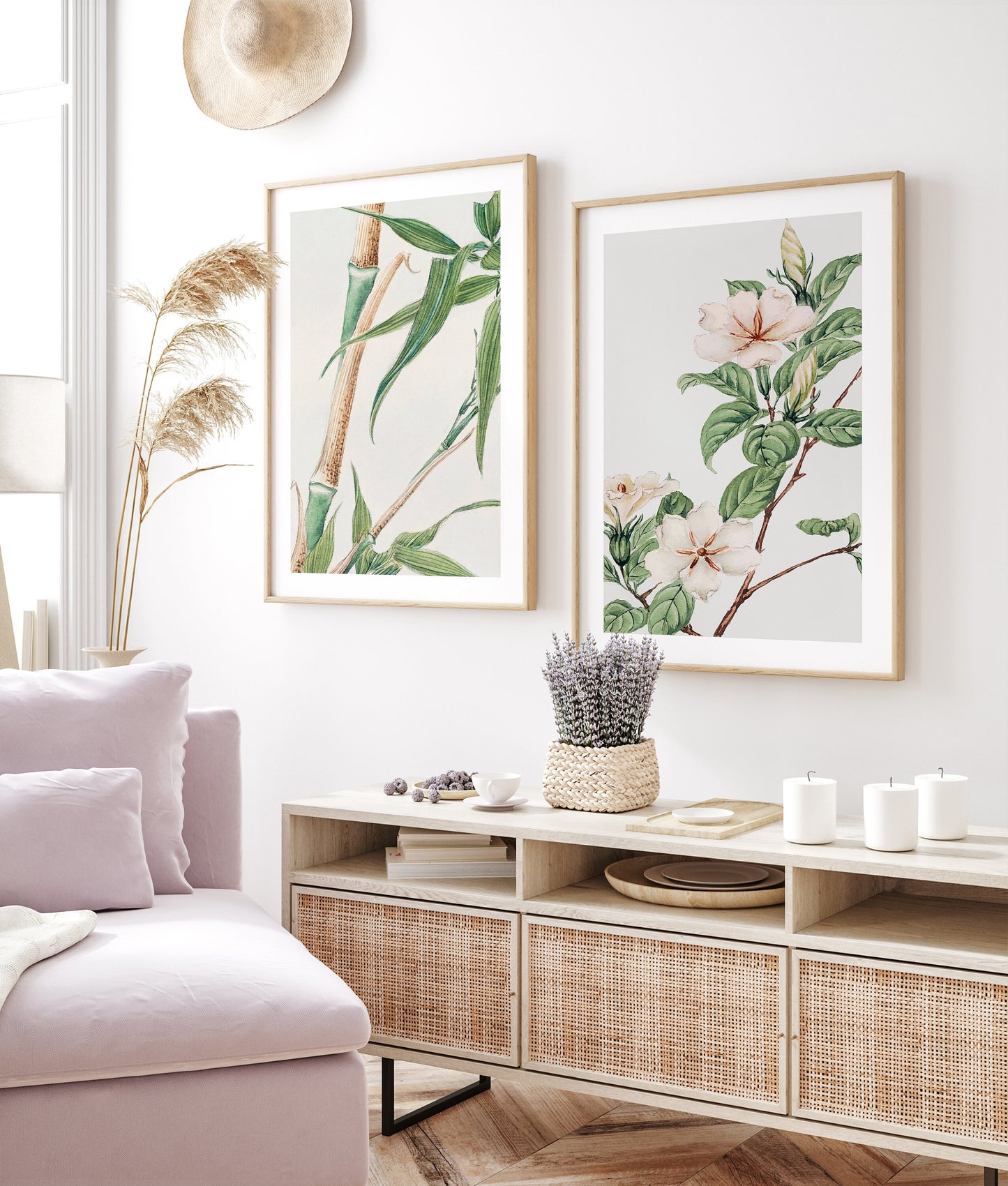 Fragile - Framed Flowers Wall Art Gallery Set of 6 Pieces