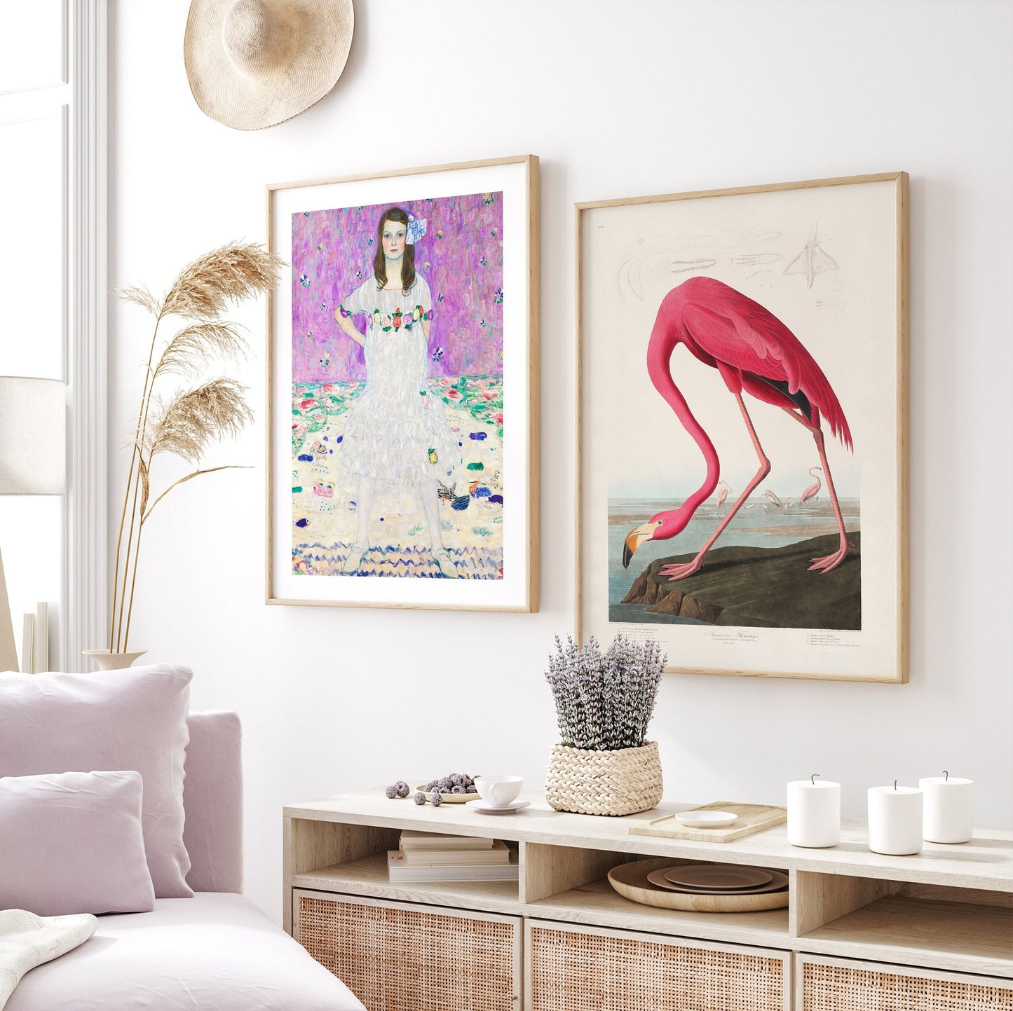 Natural Beu - Eclectic Gallery Wall Set of 8 FRAMED