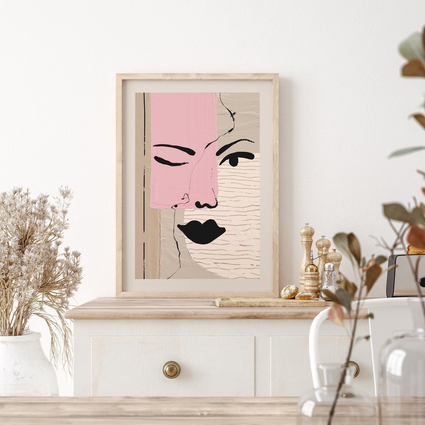 Sugar Lane - Gallery Wall Set of 7 FRAMED Boho Artwork Print Set