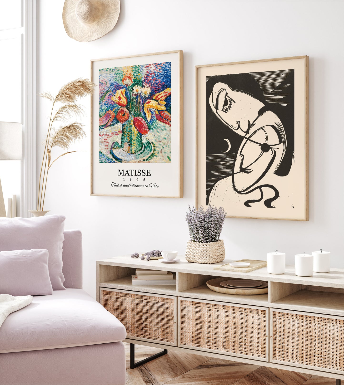 Day N Night - FRAMED Gallery Wall Art Set 6 Piece