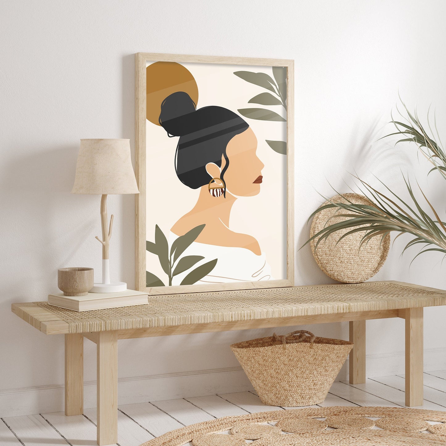 Simplicite - Modern Abstract Gallery Wall Set FRAMED 5 Piece