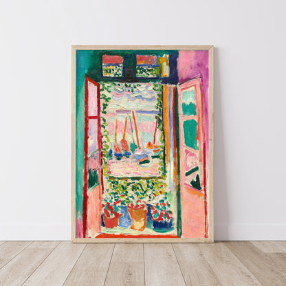 Matisse The Open Window Framed Print | Fauvist Wall Art