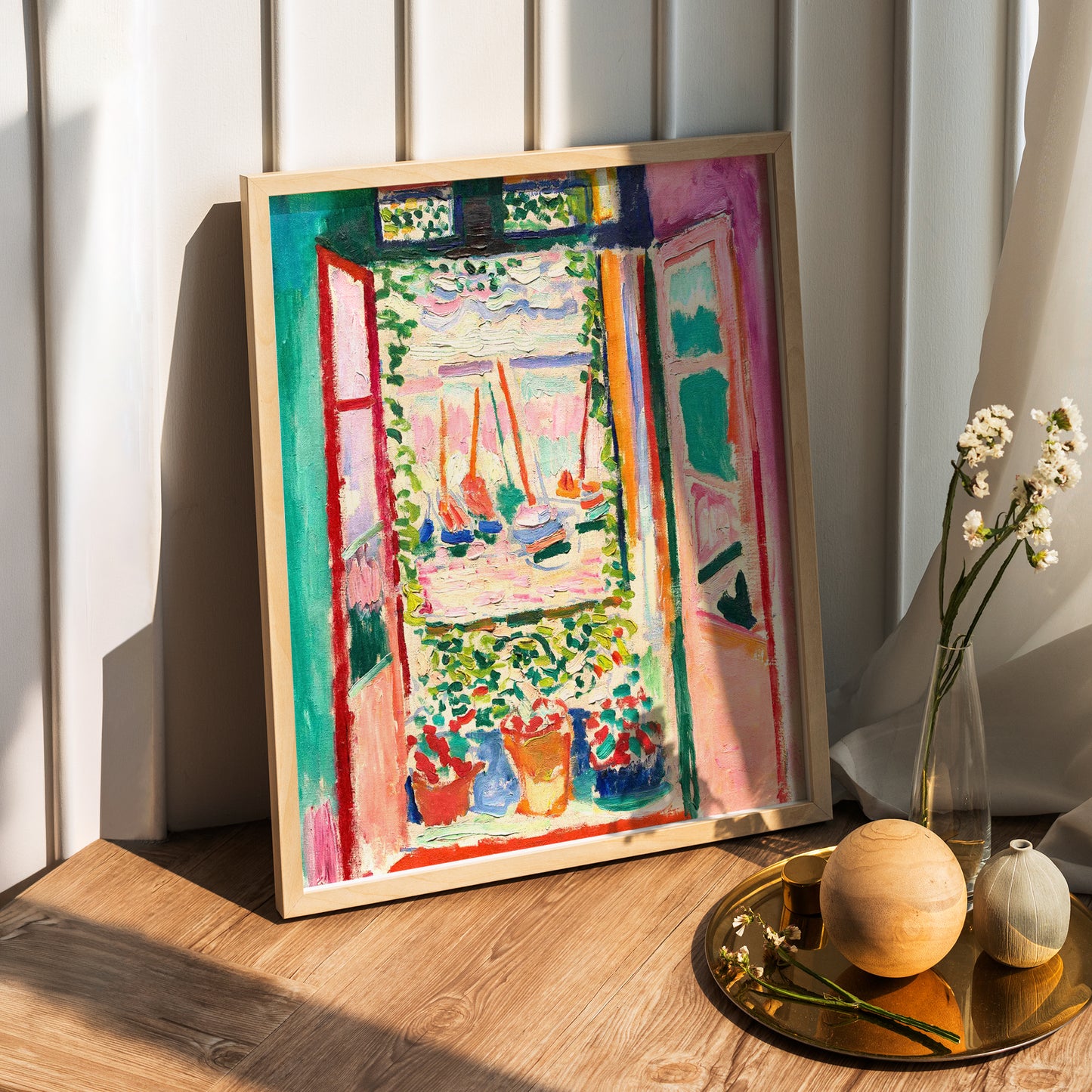 Matisse The Open Window Framed Print | Fauvist Wall Art