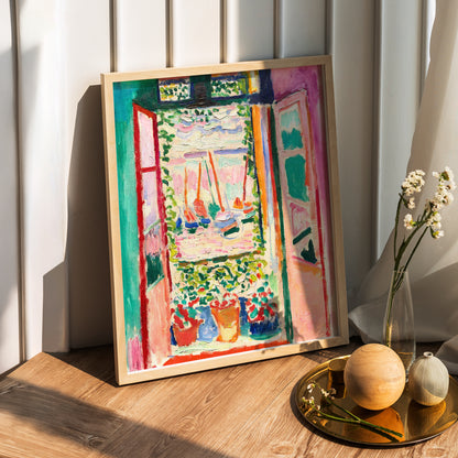 Matisse The Open Window Framed Print | Fauvist Wall Art