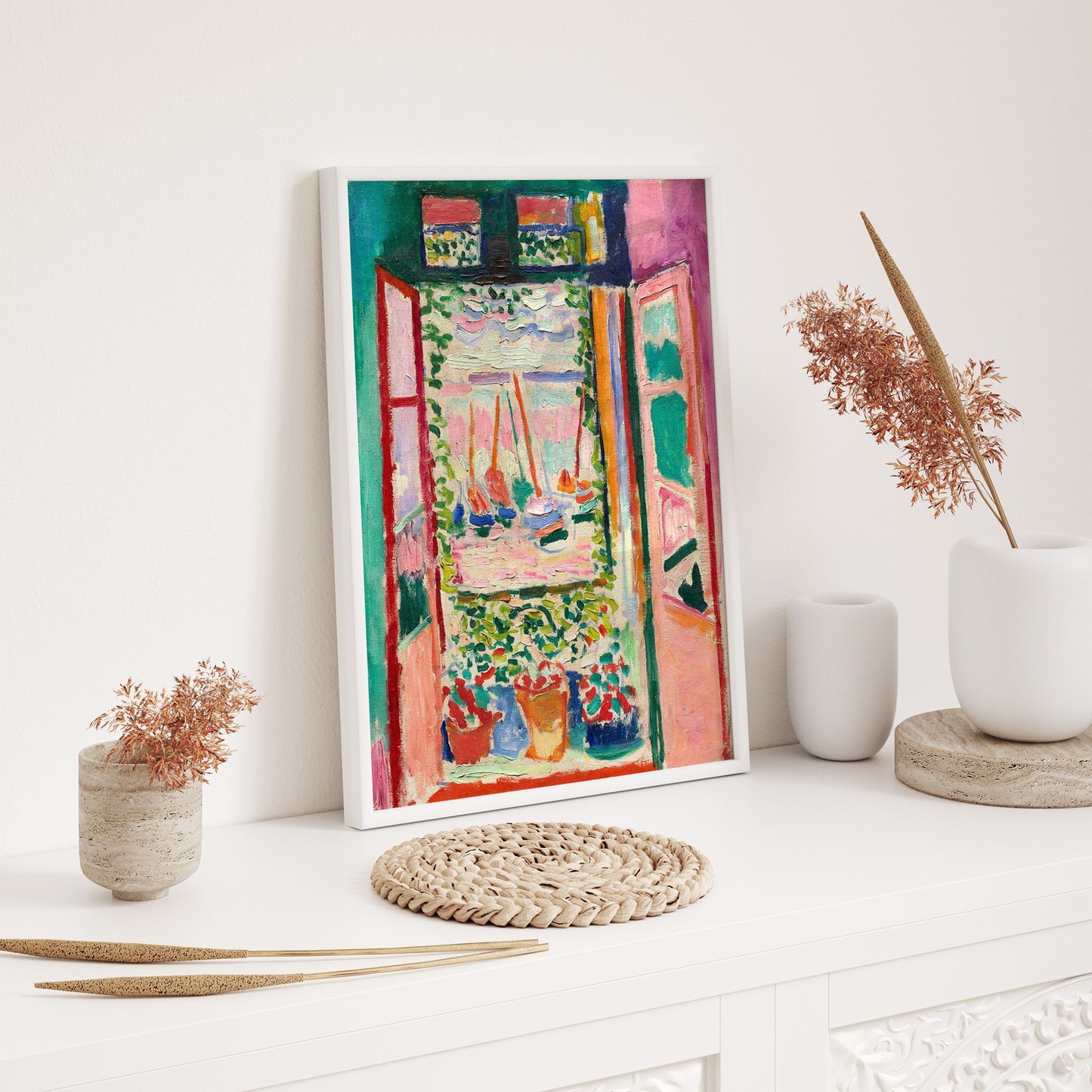 Matisse The Open Window Framed Print | Fauvist Wall Art
