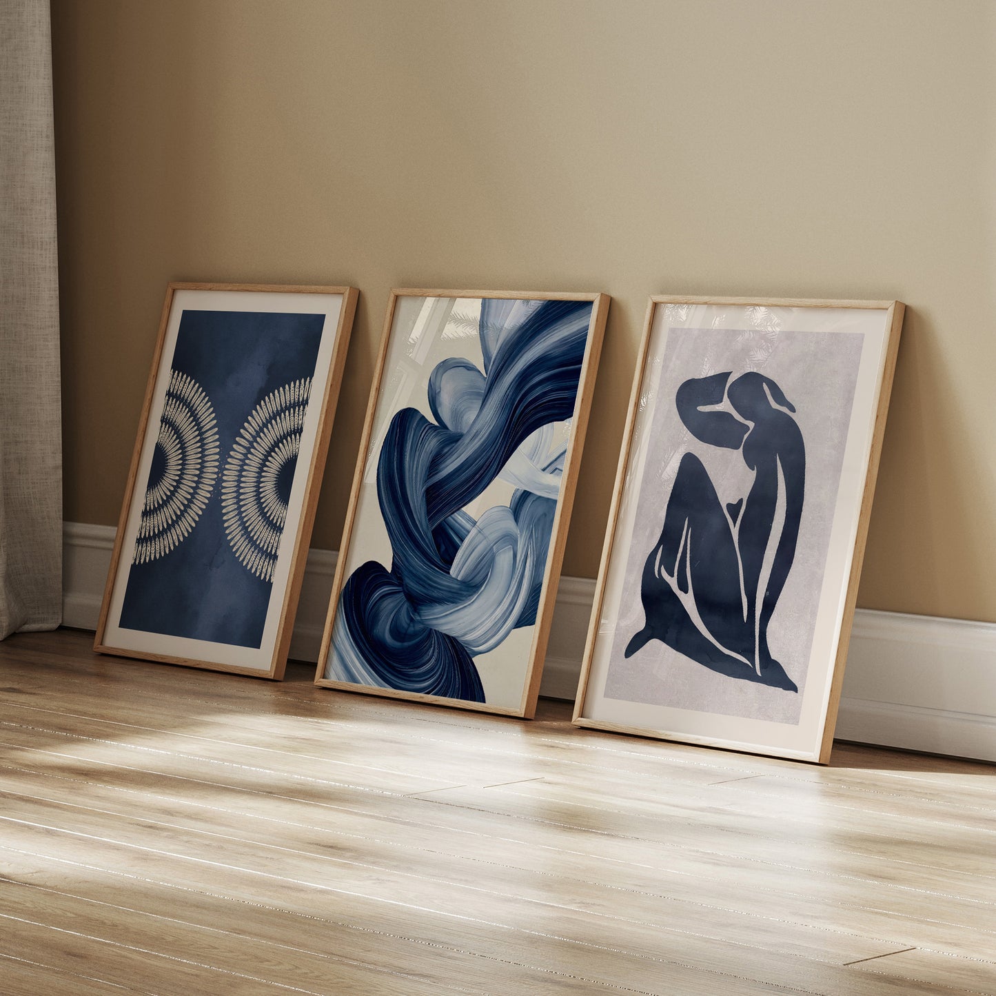 Azuroak Gallery Wall Set – Curated Collection of Abstract and Modern Art