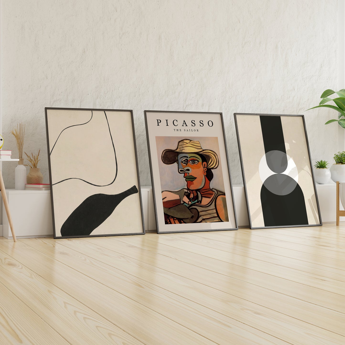 Azuroak Gallery Wall Set – Curated Collection of Abstract and Modern Art