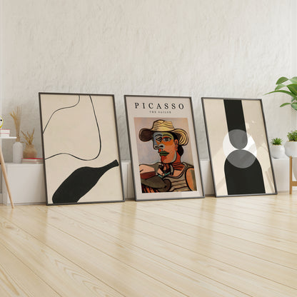 Azuroak Gallery Wall Set – Curated Collection of Abstract and Modern Art