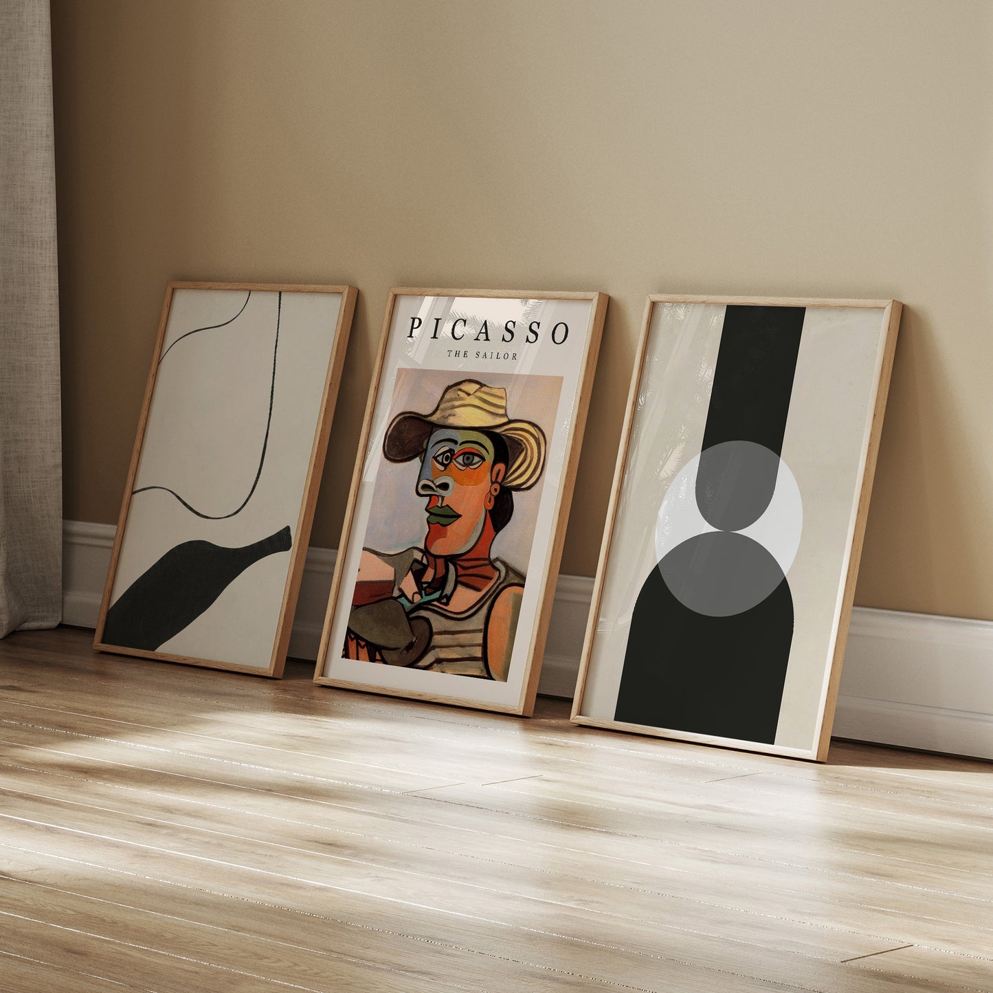 Azuroak Gallery Wall Set – Curated Collection of Abstract and Modern Art