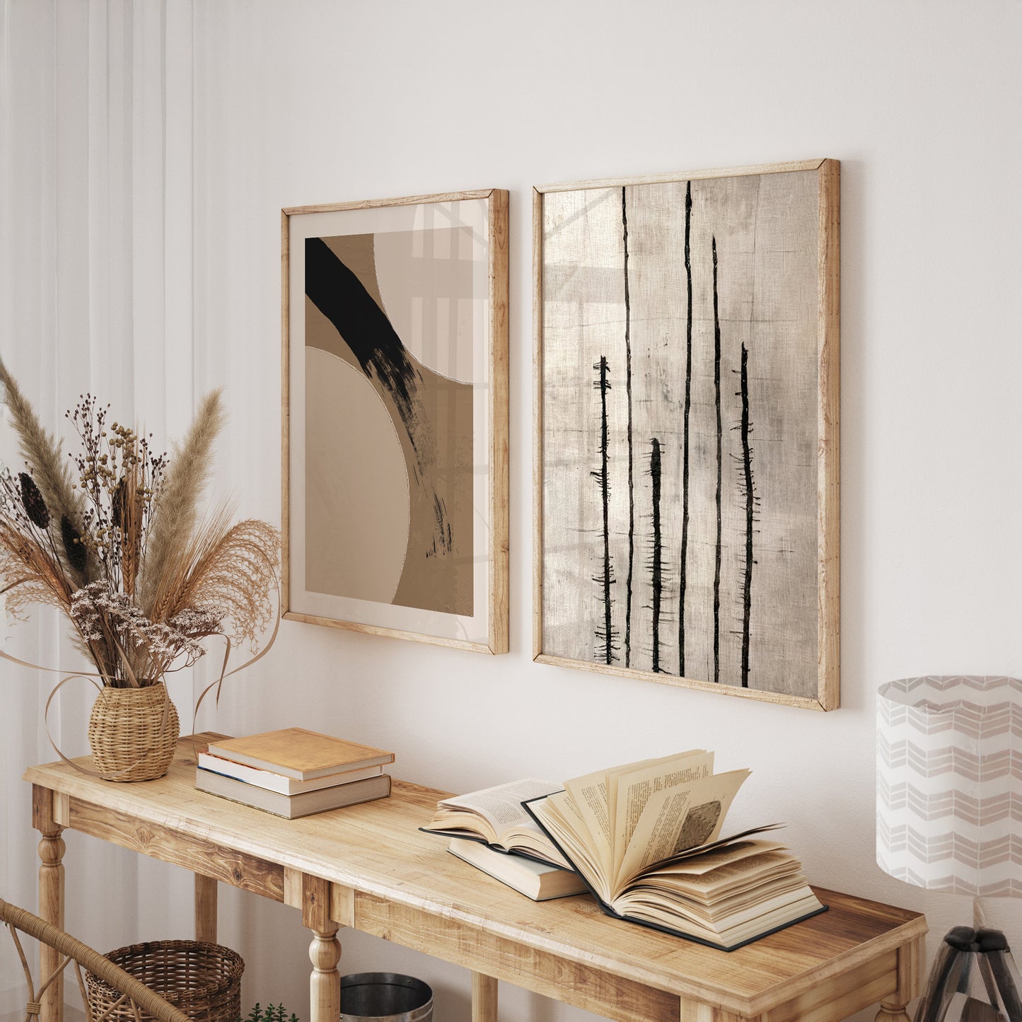 Azuroak Gallery Wall Set – Curated Collection of Abstract and Modern Art