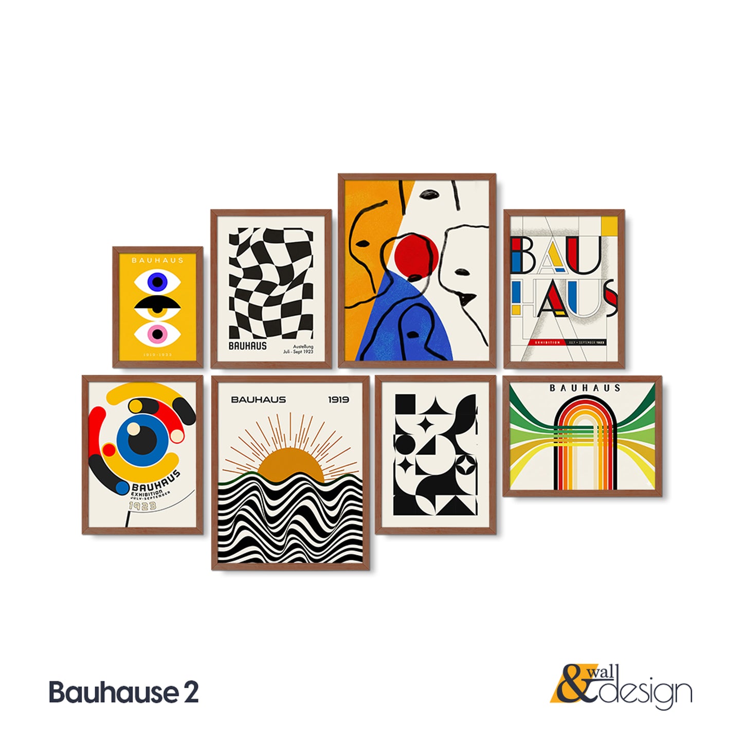 Bauhaus Gallery Wall Set – Bauhaus Collection of Abstract and Modern Art