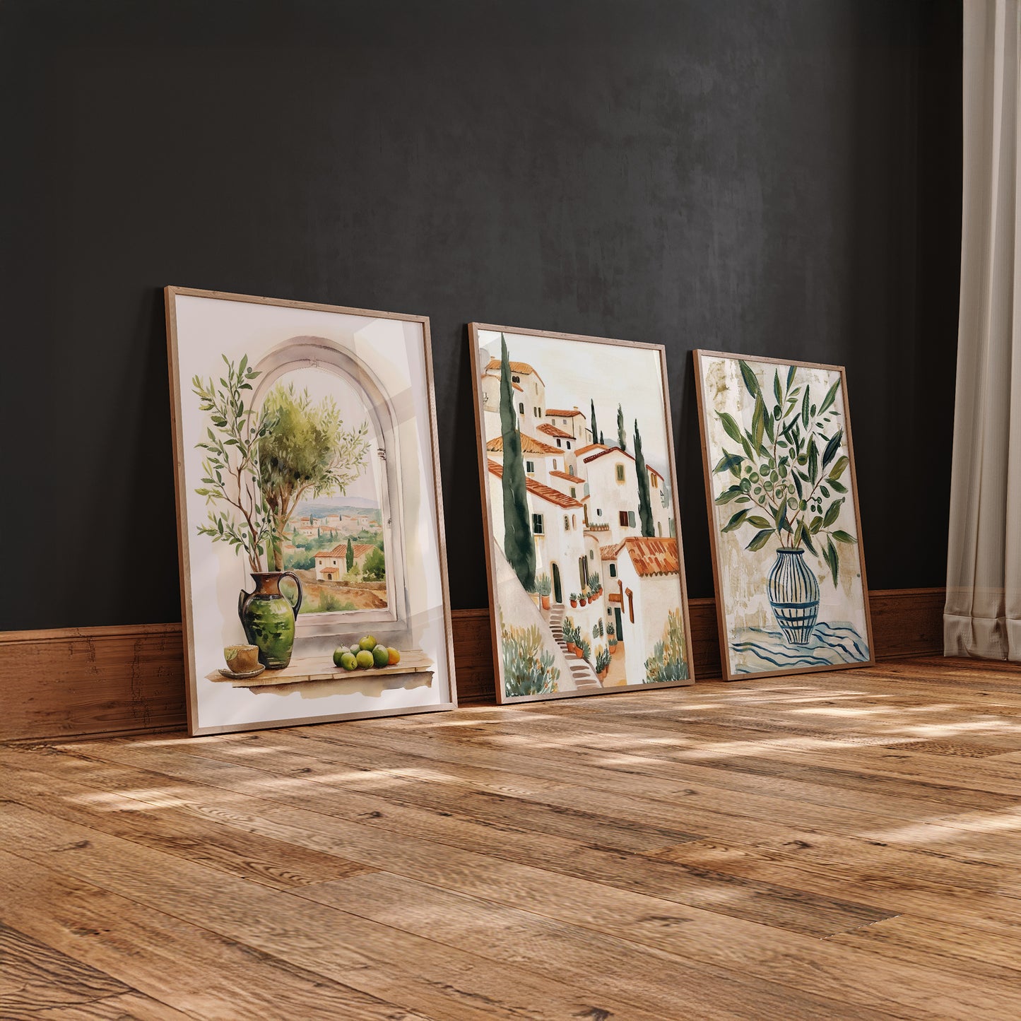 Botanest - Botanical & Mediterranean Framed Wall Art Set of 6