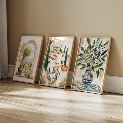 Botanest - Botanical & Mediterranean Framed Wall Art Set of 6