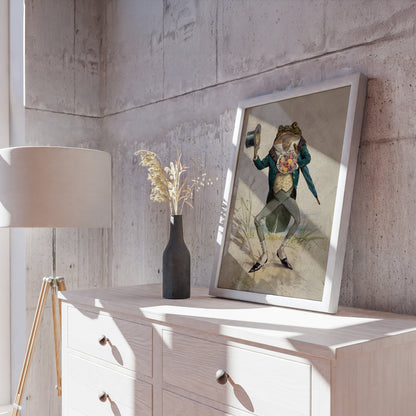 Eclectic Gallery Wall Art Set of 8 — Picasso, William Morris & Vintage Botanical Prints, Wood Framed