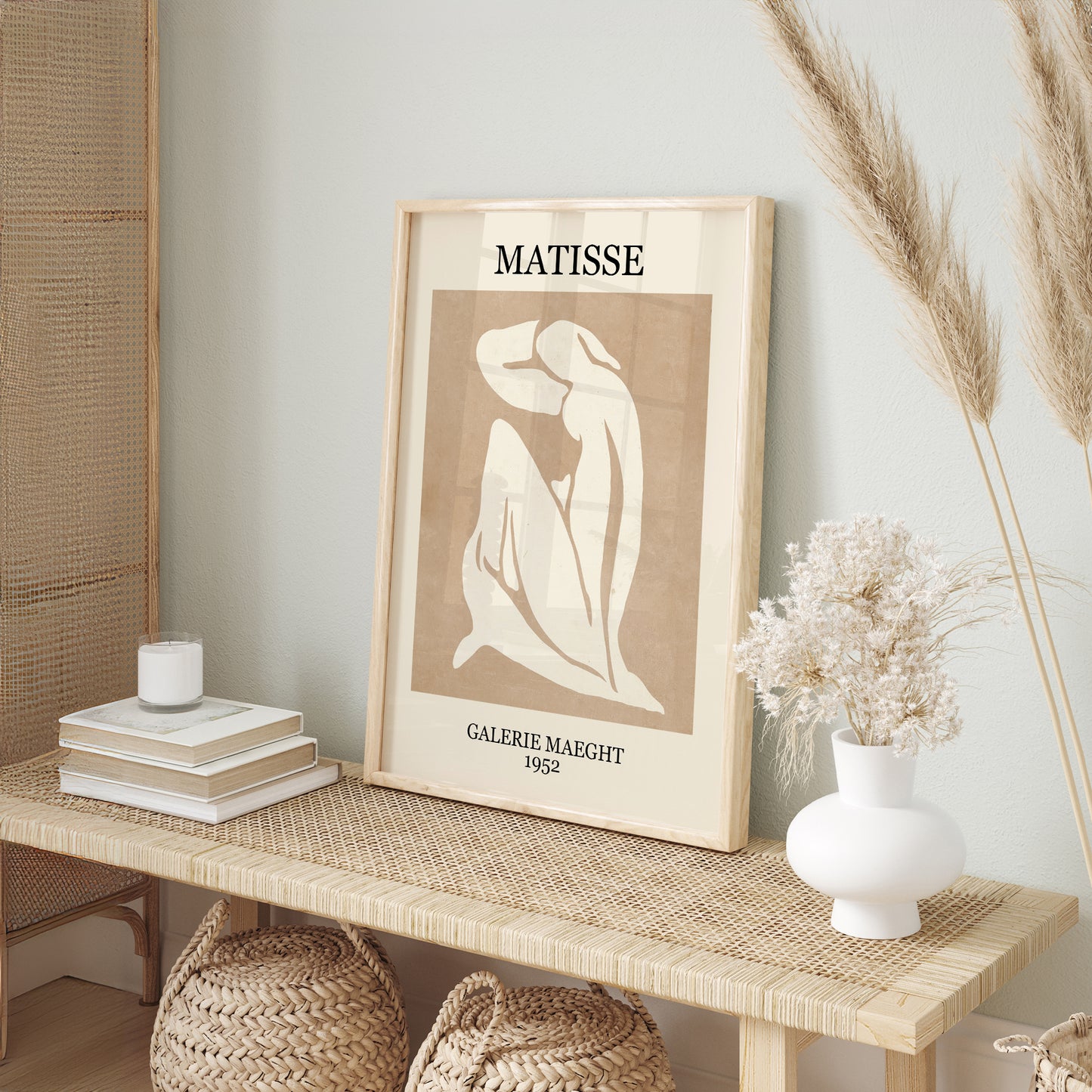 Galerbe - Abstract Matisse Framed Wall Art Set of 6