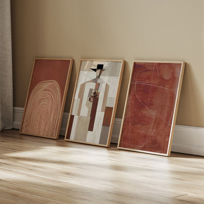 Framed Minimalist Geometric & Portrait Wall Art Gallery | Geo Nomad