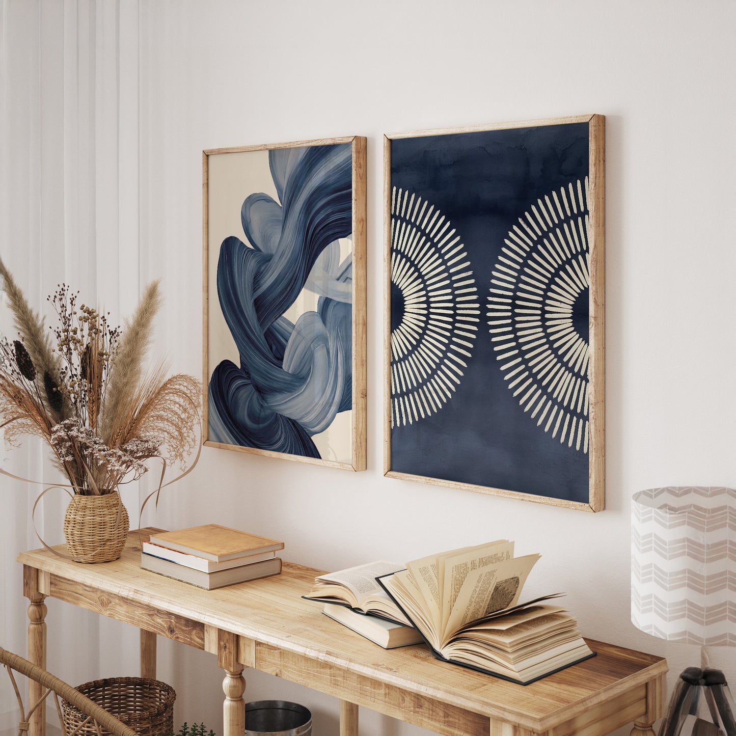 Framed Minimalist Geometric & Portrait Wall Art Gallery | Geo Nomad