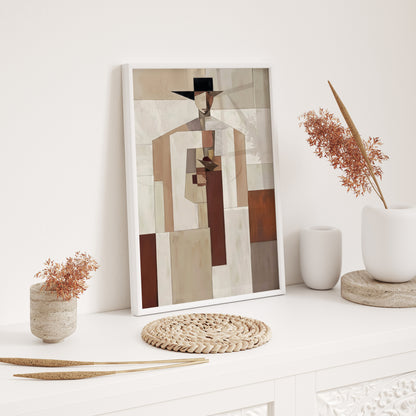Framed Minimalist Geometric & Portrait Wall Art Gallery | Geo Nomad