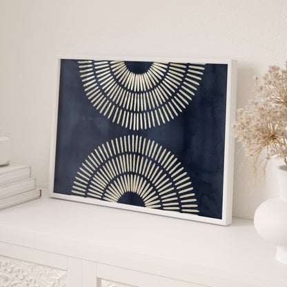 Framed Minimalist Geometric & Portrait Wall Art Gallery | Geo Nomad
