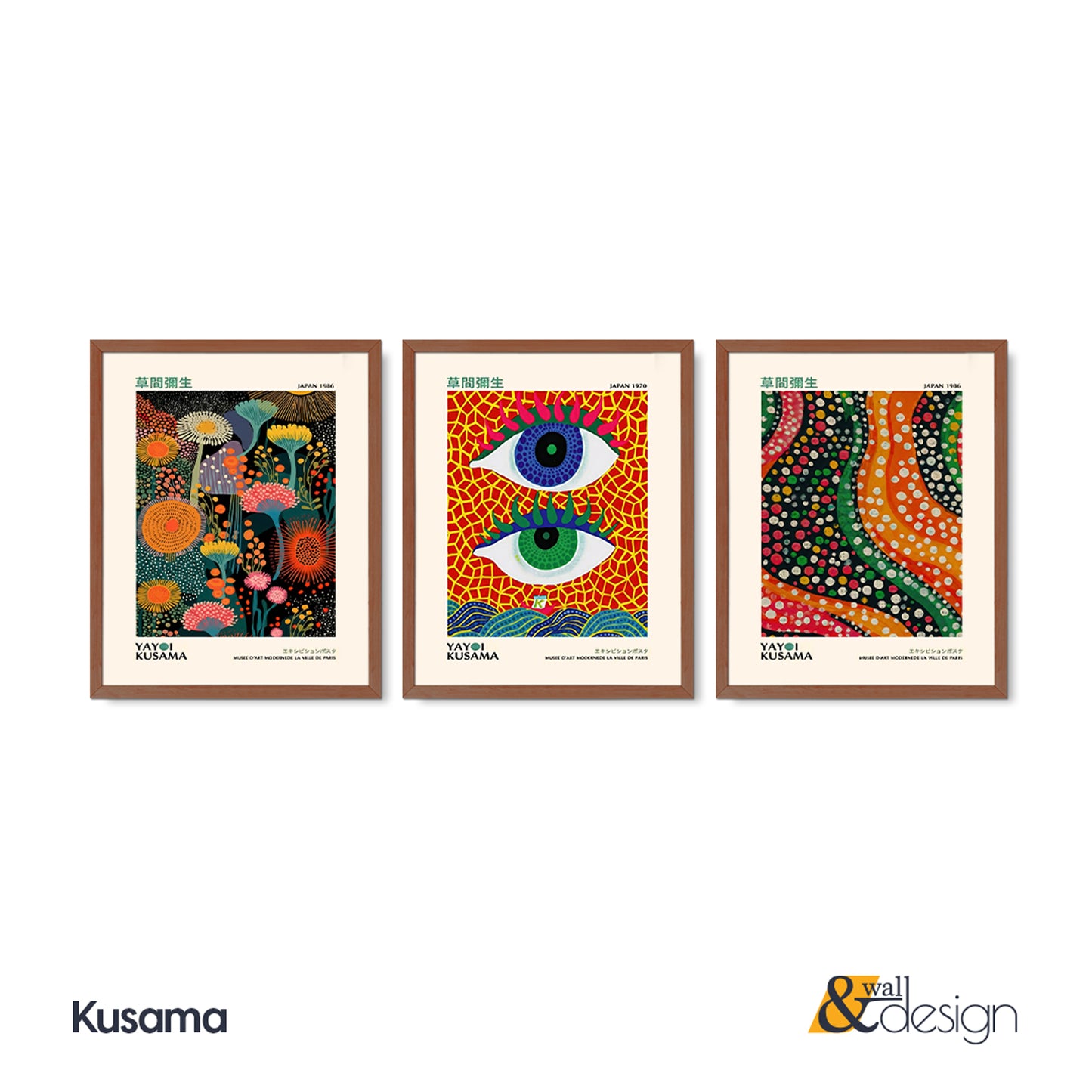 Abstract Eye - Abstract Framed Gallery Wall Art Set of 3
