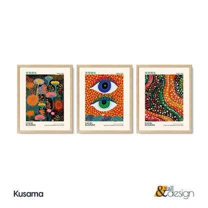 Abstract Eye - Abstract Framed Gallery Wall Art Set of 3