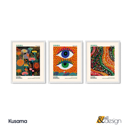 Abstract Eye - Abstract Framed Gallery Wall Art Set of 3