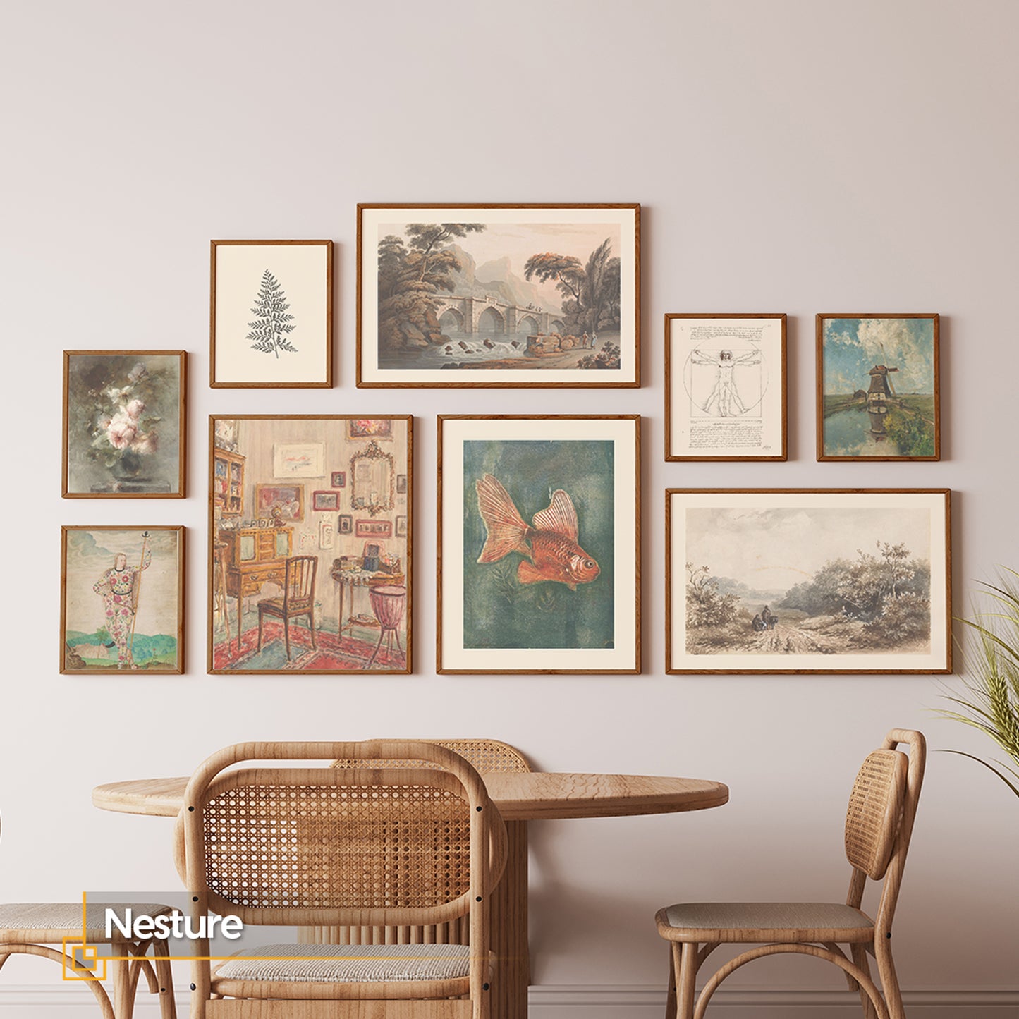 Nesture - Eclectic Wall Art Prints Framed