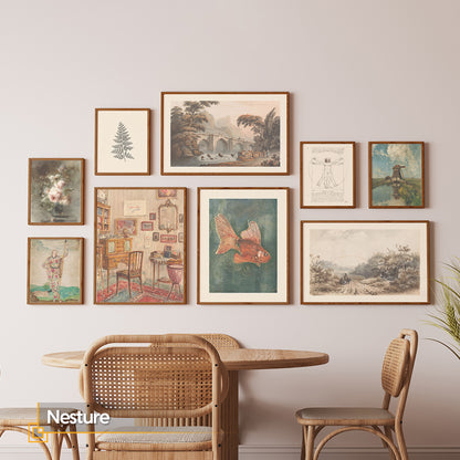 Nesture - Eclectic Wall Art Prints Framed