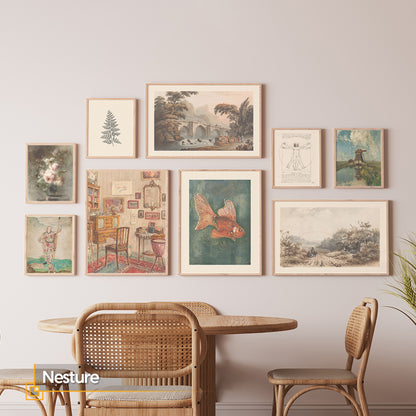 Nesture - Eclectic Wall Art Prints Framed