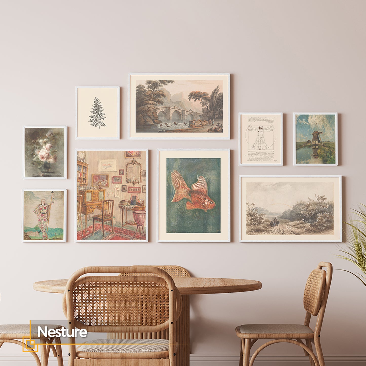 Nesture - Eclectic Wall Art Prints Framed