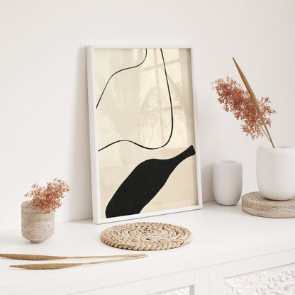 Modern Eclectic Gallery Wall Set of 11 Framed Art Prints | Abstract & Minimalist Wall Decor